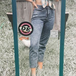 high waisted mom jeans